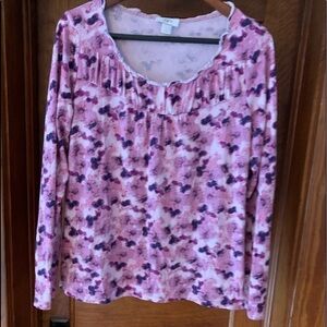 The loft long sleeve pink shirt